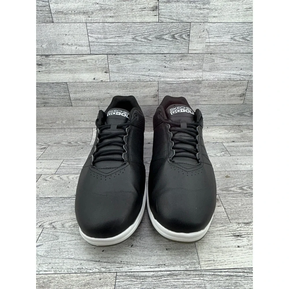 Skechers Go Golf 54545EWW Mens 9‎ Black White Spikeless Athletic Golf Shoes EWW